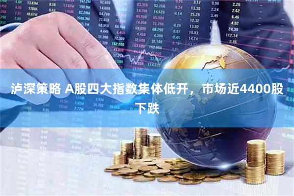 泸深策略 A股四大指数集体低开，市场近4400股下跌