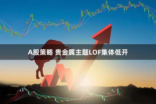 A股策略 贵金属主题LOF集体低开